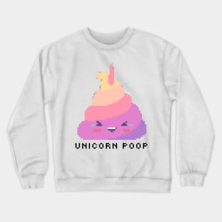 Unicorn poop pixel Crewneck Sweatshirt